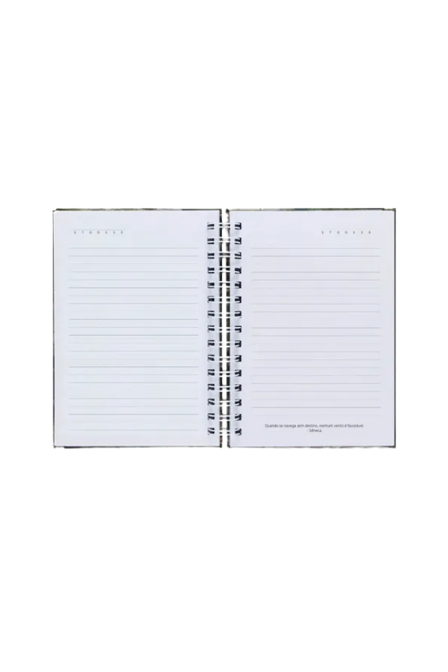 caderno profissional para advogado – capa dura, 125 folhas pautadas, papel 90g, formato a5