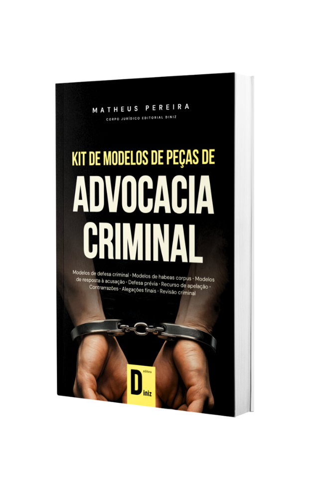 kit de modelos de peça de advocacia criminal