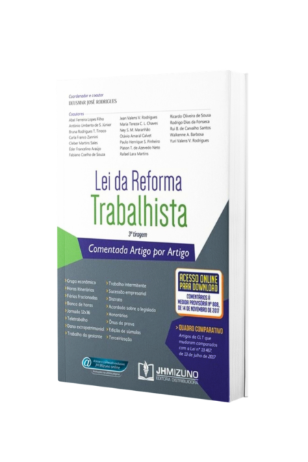 lei da reforma trabalhista comentada artigo por artigo